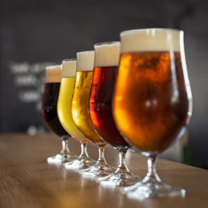 Stemmed Beer Glasses