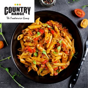 An Ambient Food Display that features types of Country Range Pasta