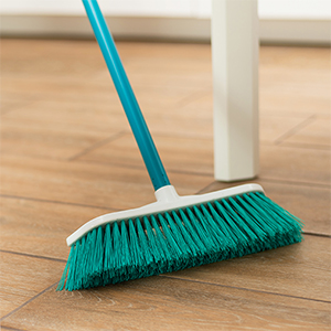 Picture displays brushes are used to clean floors 