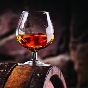 Glassware display features brandy, sherry and Aperitif Glasses 