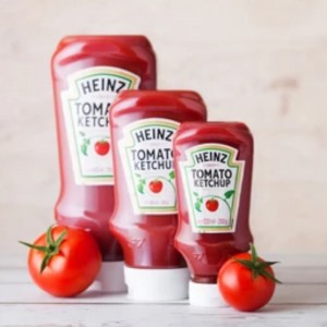 An Ambient food display that features range of Heinz Sachets & Condiments