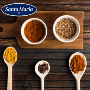 An Ambient Food Display that features Santa Maria products 