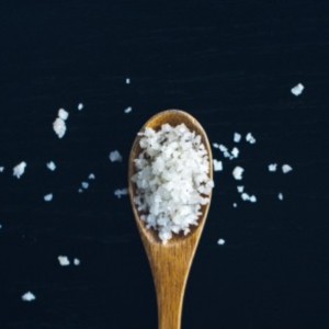 An Ambient Food Display that features types of Table and Sea Salts 