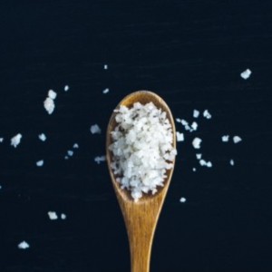 An Ambient Food Display that features types of Table and Sea Salts 