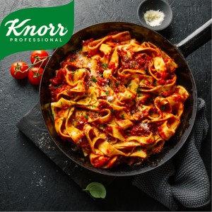 An Ambient Food Display that features types of Knorr Pasta