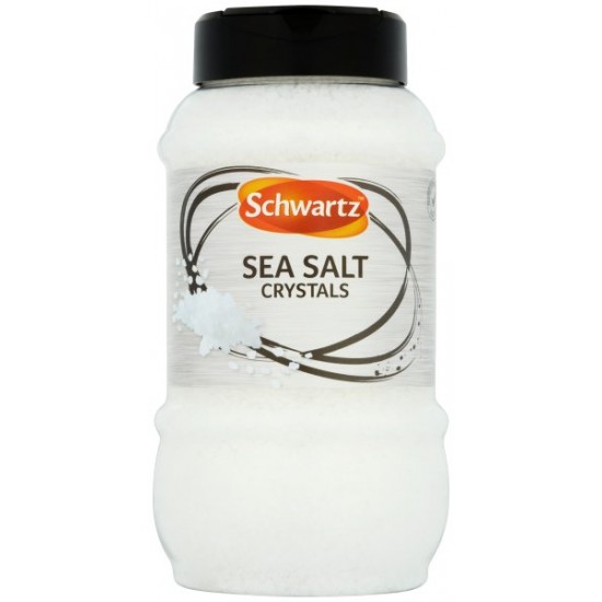 Jar of Schwartz Sea Salt Crystal 820g