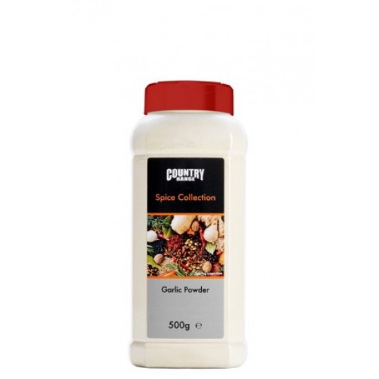 Long Tub with Red Lid of the Country Range Garlic Powder 500g