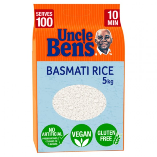 Bag of Uncle Bens Basmati Riice
