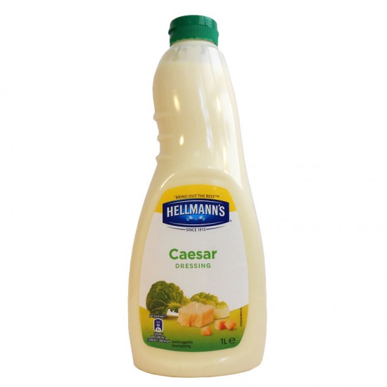 Hellmanns Caesar Dress 1ltr in plastic bottle