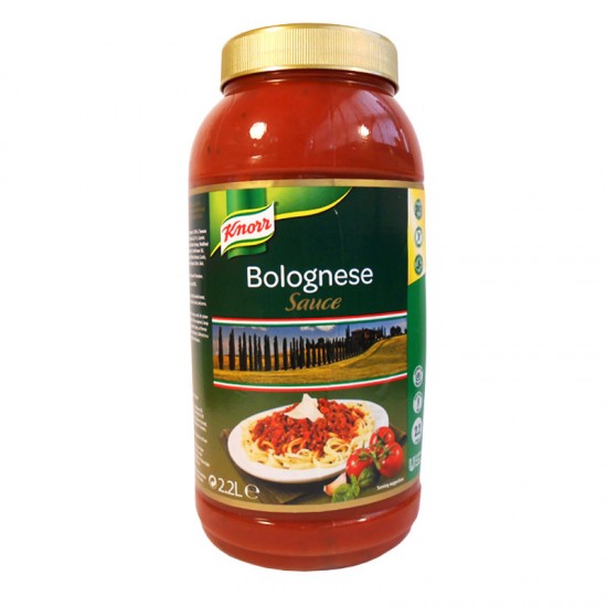 Large Tub Bottle of Knorr Ready to use Bolognese Sauce 2.2ltr
