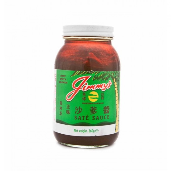 World Famous Sauces Jimmy's Satay Sauce 360g Satay Sauce