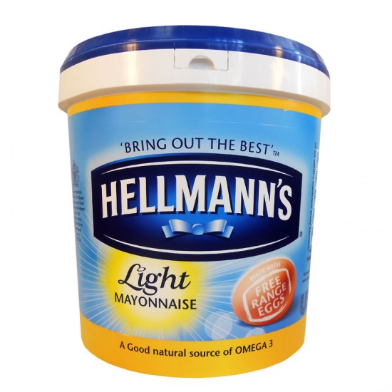 Hellmanns Light Mayonnaise 10ltr Large Tub