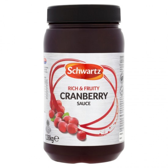 Schwartz Cranberry Sauce 2.6kg Jar of Schwartz Cranberry Sauce 2.6kg
