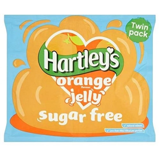 Hartleys Jelly Crystal Sf Orange 26g X 12