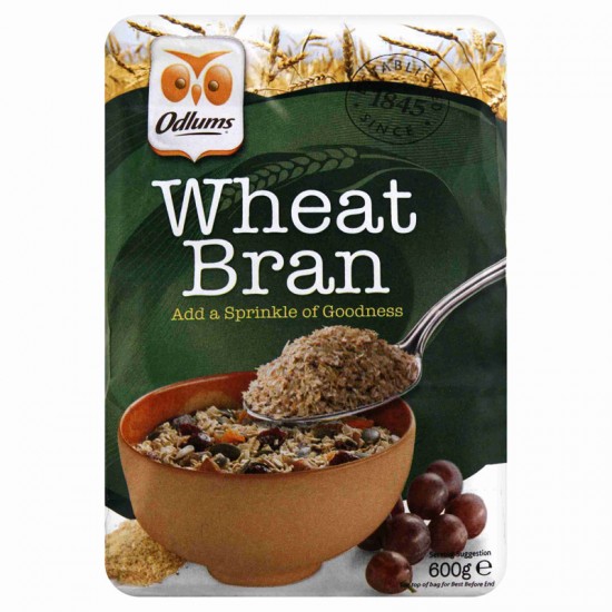 Odlums Wheat Bran 600g X 8 in brown bag
