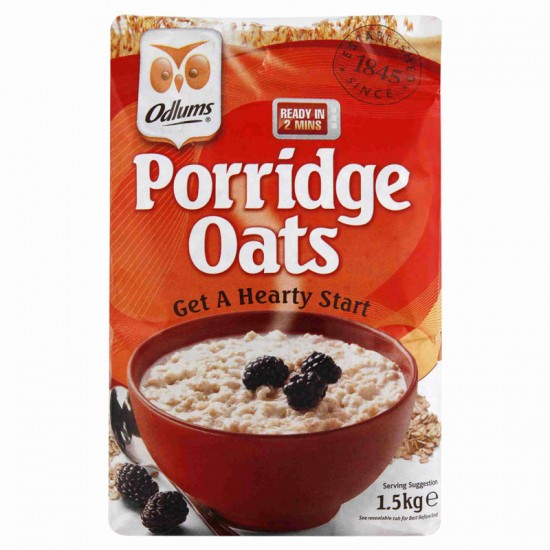 Odlums Oatflakes Porridge 1.5kg X 10 Odlums Oatflakes Porridge 1.5kg in a bag
