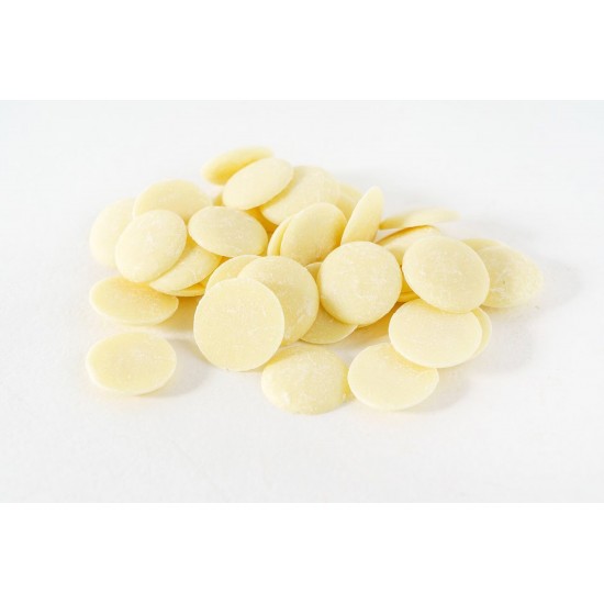 Belcolade Round White Chocolate Drops 