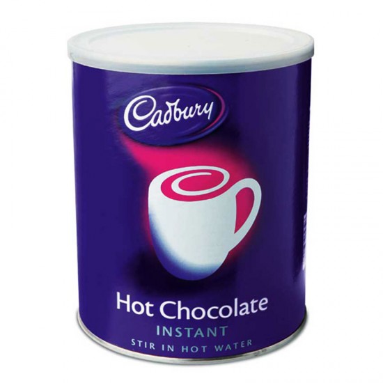 Purple Tub of Cadbury Hot Chocolate Powder