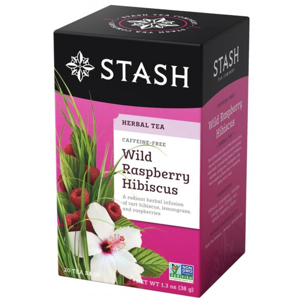 Stash Raspberry Tea Herbal Teas : Stash Wild Raspberry Tea Bags 20