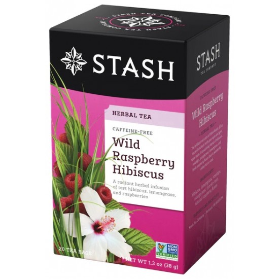Stash Raspberry Tea Herbal Teas : Stash Wild Raspberry Tea Bags 20