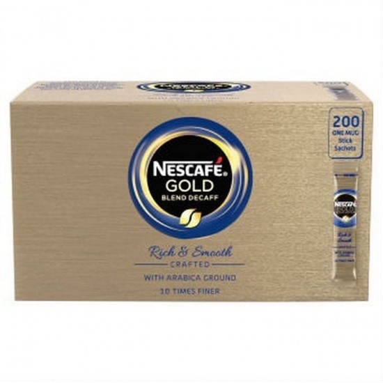 Nescafe Gold Blend Decaf Sachets X 200