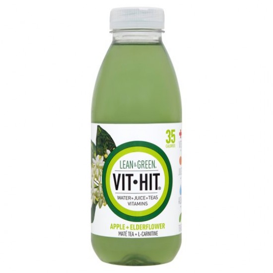 Vit Hit Lean & Green Apple Juice Bottle
