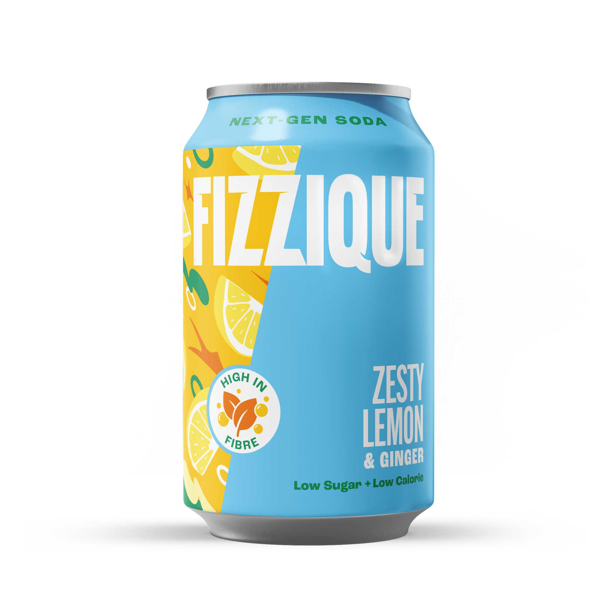 Cans : Fizzique Lemon & Ginger Can 330ml X 12 Drs