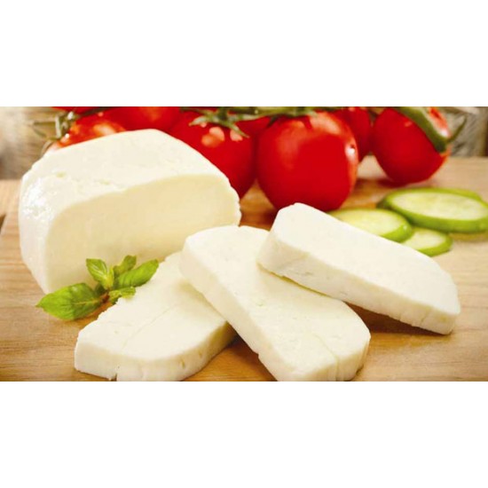 Sliced White Halloumi Greek Cheese