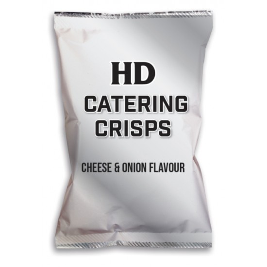 Hd C & O Catering Crisps 180g X12 Hunky Dorys Cheese & Onion Crisps in green packet