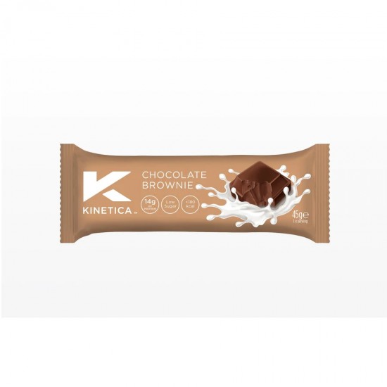 Kinetica Choc Brownie Protein Bar 15x 45grm