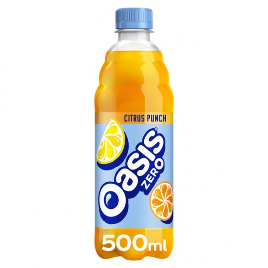 Oasis Zero Citrus Punch 500ml X 24