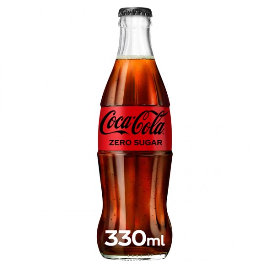 Coca Cola Zero glass bottle