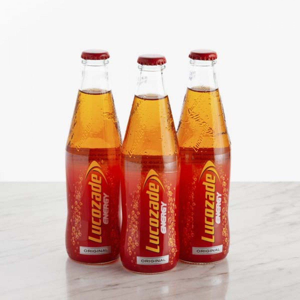 Energy Drinks Lucozade Energy Original Glass 300ml X 24