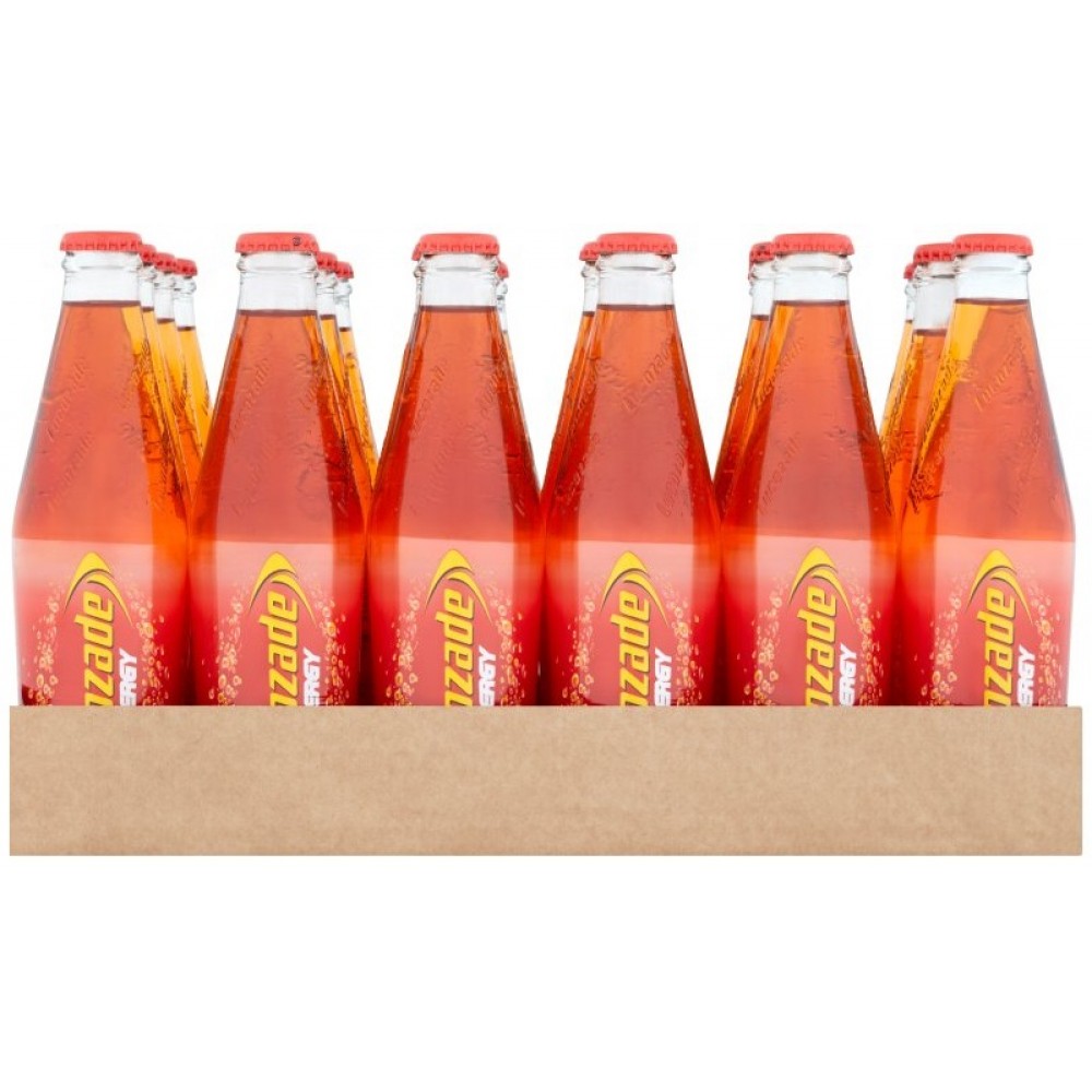 Energy Drinks Lucozade Energy Original Glass 300ml X 24