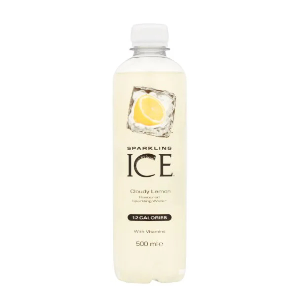Plastic Bottled Water Sparkling Ice Water Cloudy Lemon