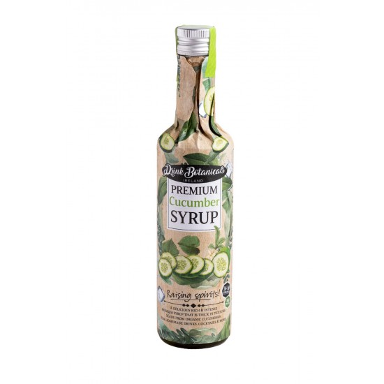Cucumber Syrup in a Bottle