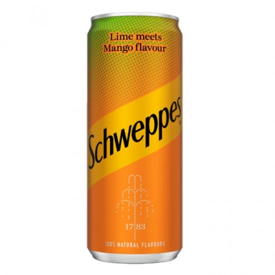 Schweppes Lime Mango Can 330ml X 24