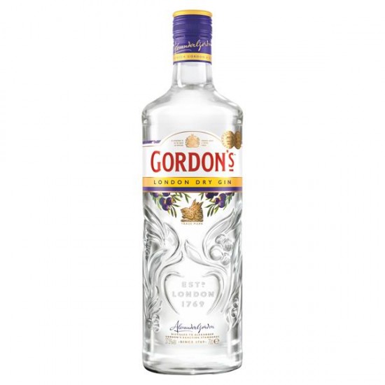 Gordons Gin 700ml Clear Bottle of Gordons Gin 700ml