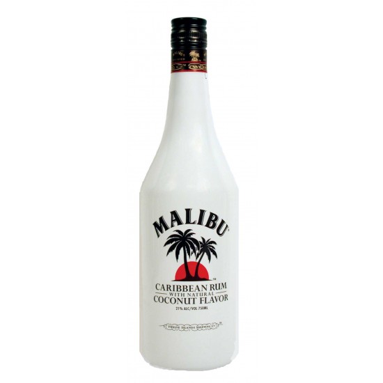 Malibu 700ml White Bottle of Malibu 700ml