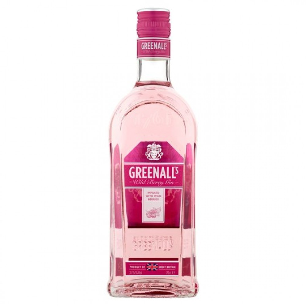 Irish & World Gin Greenall Wild Berry Pink Gin 700ml