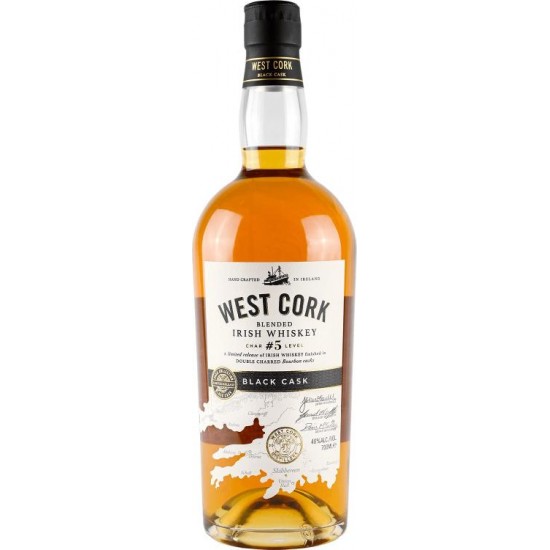 West Cork  Black Cask Irish Whiskey 700ml X 6