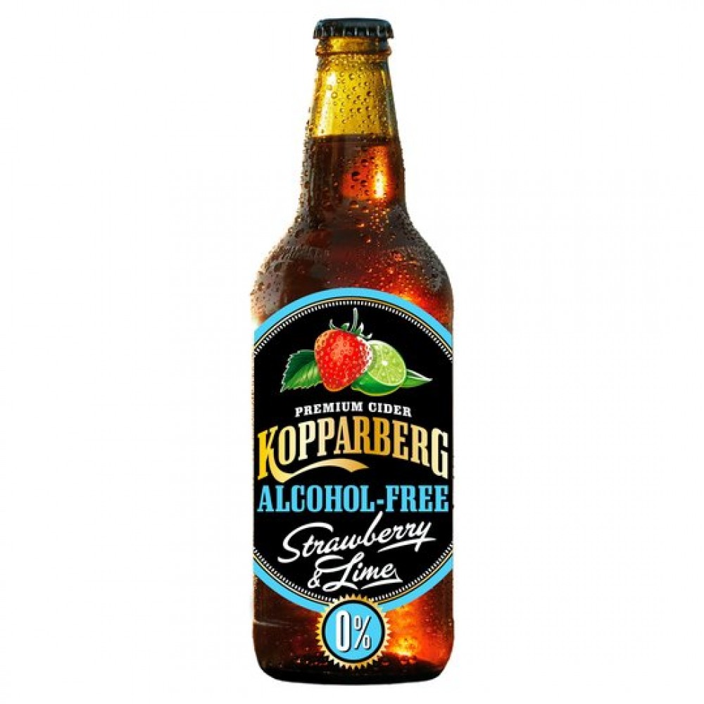 Cider Kopparberg Non Alco Straw & Lime 8 X 500ml