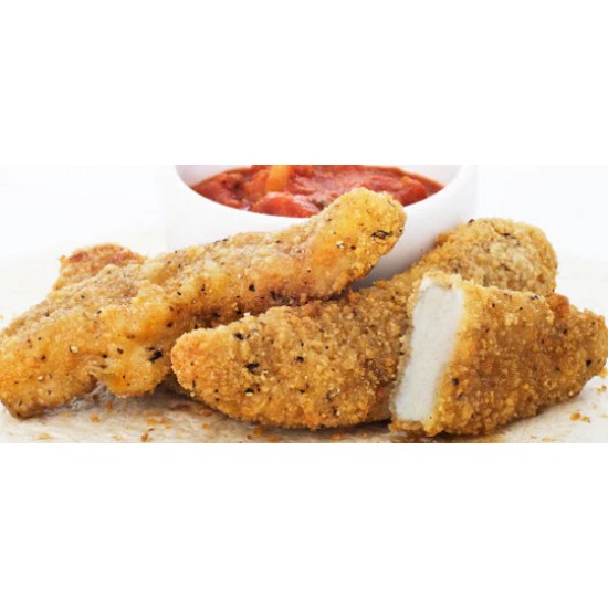 Southern Fried Chicken Goujons with a Ketchup Dipping