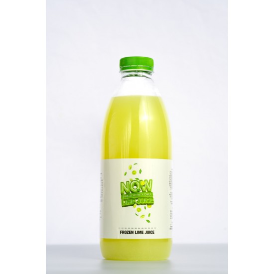 Yellow Bottle of Frozen Lime Juice 1ltr