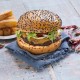 Burger Made With Coghlans Onion Seed Brioche Burger Bun