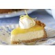 Image of Luxury Lemon Cheese Cake Lemon Cheesecake with One Slice being lifted