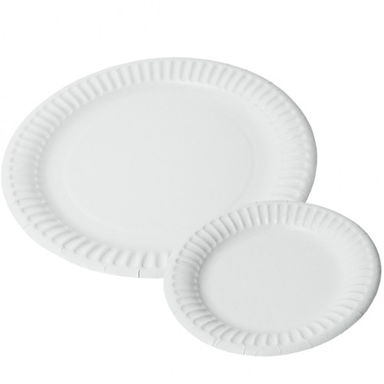 Compostable Paper Plate 7'' X 100