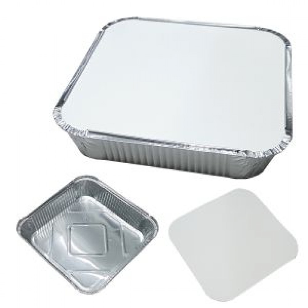 Foil Platters & Takeaway Options Foil Container 9x9x2''