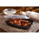 Clear Lid 1000cc Black Container X 200 Clear Lid 1000cc Black Container