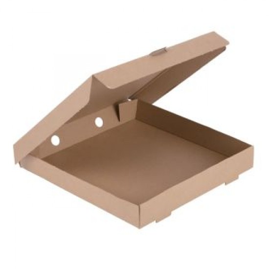 Brown Cardboard Pizza Box 